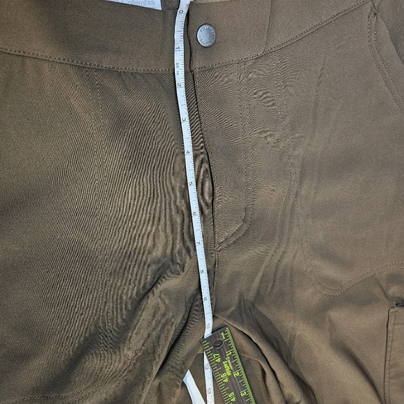 Columbia Straight Leg Jambe Droite Active Fit Lined Pant‎ -Olive Green - Size 12 - Picture 7 of 8
